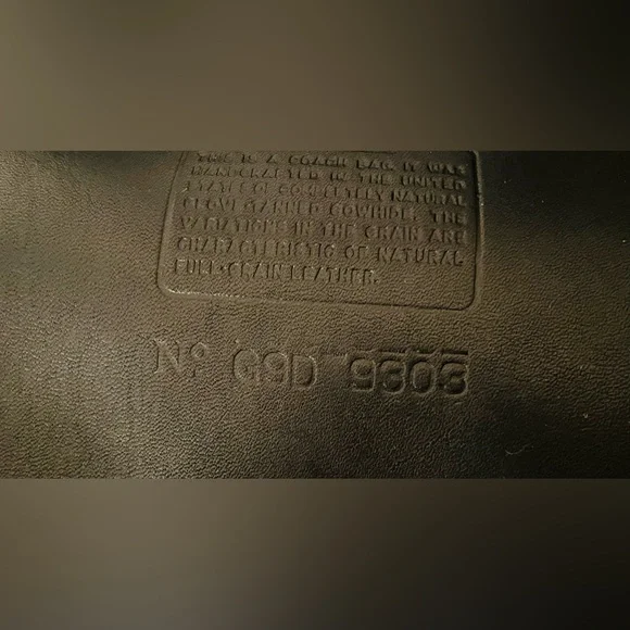 Pristine VTG Coach Bleecker Black Satchel Medium Bag Tote Purse Leather 9303 USA - Picture 7 of 13